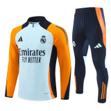 24-25 Real Madrid (Light Blue) Adult Sweater tracksuit set