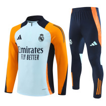 24-25 Real Madrid (Light Blue) Adult Sweater tracksuit set