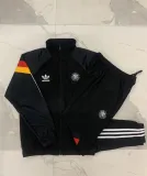 2024 Germany (black) Jacket Adult Sweater tracksuit set Training Suit