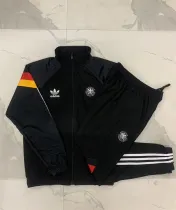 2024 Germany (black) Jacket Adult Sweater tracksuit set Training Suit