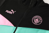 24-25 Manchester City (Black green) Jacket Adult Sweater tracksuit set