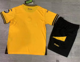 Kids kit 24-25 Wolverhampton Wanderers home Thailand Quality
