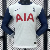 Long sleeve 24-25 Tottenham Hotspur home Player Version Thailand Quality