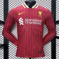 Long sleeve 24-25 Liverpool home Player Version Thailand Quality