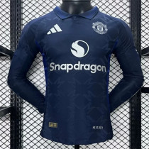 Long sleeve 24-25 Manchester United Away Player Version Thailand Quality