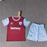 Kids kit 24-25 West Ham United home Thailand Quality