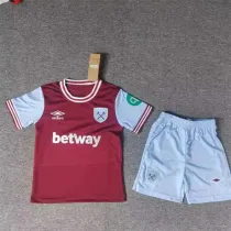 Kids kit 24-25 West Ham United home Thailand Quality