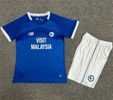 Kids kit 24-25 Cardiff City FC home Thailand Quality