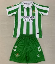 Kids kit 24-25 Real Betis home Thailand Quality