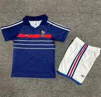 Kids kit 82-84 France home (Retro Jersey) Thailand Quality