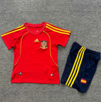 Kids kit 2008 Spain home (Retro Jersey) Thailand Quality