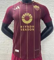 24-25 AS Roma home Player Version Thailand Quality