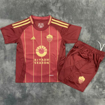 Kids kit 24-25 AS Roma home Thailand Quality