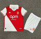 Kids kit 24-25 AS Monaco FC home Thailand Quality