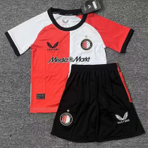 Kids kit 24-25 Feyenoord Rotterdam home Thailand Quality
