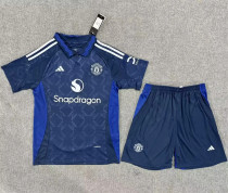 24-25 Manchester United Away Set.Jersey & Short High Quality