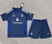 24-25 Manchester United Away Set.Jersey & Short High Quality