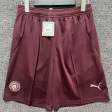24-25 Manchester City Third Away Soccer shorts Thailand Quality