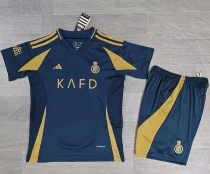 Kids kit 24-25 Al-Nassr FC Third Away Thailand Quality
