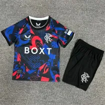 Kids kit 24-25 Rangers Third Away (BOXT) Thailand Quality