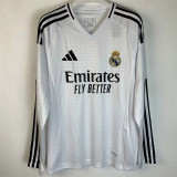 24-25 Real Madrid home Long sleeve Thailand Quality