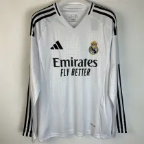 24-25 Real Madrid home Long sleeve Thailand Quality