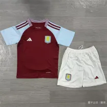 Kids kit 24-25 Aston Villa home Thailand Quality