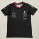 2024 Black Mercedes Benz has a collar F1一级方程式赛车服