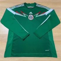 Long sleeve 2014 Mexico home Retro Jersey Thailand Quality