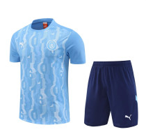 24-25 Manchester City (Training clothes) Set.Jersey & Short High Quality