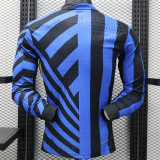 Long sleeve 24-25 Inter milan home Player Version Thailand Quality