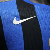 Long sleeve 24-25 Inter milan home Player Version Thailand Quality