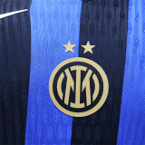 Long sleeve 24-25 Inter milan home Player Version Thailand Quality