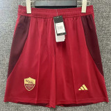 24-25 AS Roma home Soccer shorts Thailand Quality