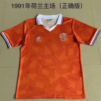 1991 Netherlands home Retro Jersey Thailand Quality