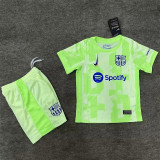 Kids kit 24-25 FC Barcelona Third Away Thailand Quality