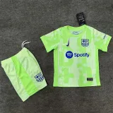 Kids kit 24-25 FC Barcelona Third Away Thailand Quality