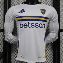 Long sleeve 24-25 CA Boca Juniors Away Player Version Thailand Quality