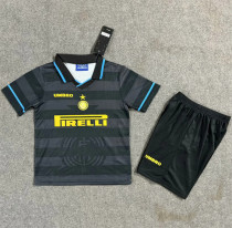 Kids kit 97-98 Inter milan Third Away (Retro Jersey) Thailand Quality