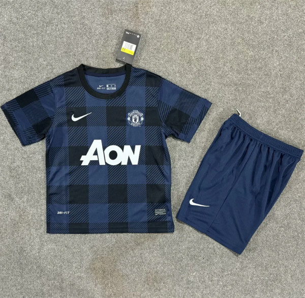 13-14 Manchester United Away (Retro Jersey) Kids kit Thailand Quality