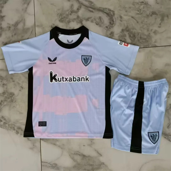 Kids kit 24-25 Athletic Bilbao Third Away Thailand Quality