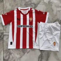 Kids kit 24-25 Sporting Gijón home Thailand Quality