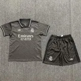 Kids kit 24-25 Real Madrid Third Away Thailand Quality