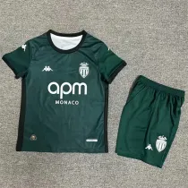 Kids kit 24-25 AS Monaco FC Away Thailand Quality