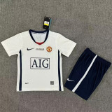 UEFA 08-09 Manchester United Away (Retro Jersey) Kids kit Thailand Quality