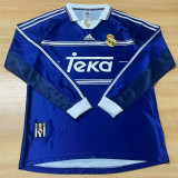 Long sleeve 98-99 Real Madrid Away Retro Jersey Thailand Quality