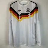 Long sleeve 1990 Germany home Retro Jersey Thailand Quality