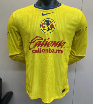 Long sleeve 24-25 Club América  home Player Version Thailand Quality