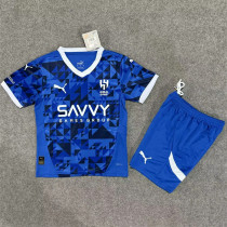 Kids kit 24-25 Al-Hilal Saudi FC home Thailand Quality