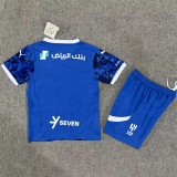 Kids kit 24-25 Al-Hilal Saudi FC home Thailand Quality